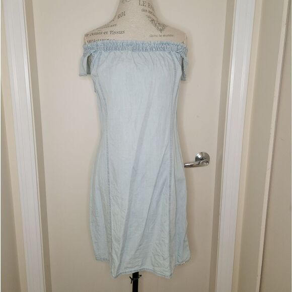 Obey Denim Mini Dress - Picture 1 of 11